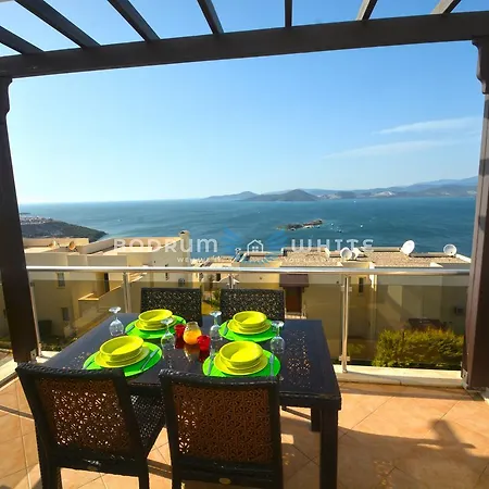 Bodrum Royal Heights 2 Bedroom Full Seaview Holiday Homes E60 *